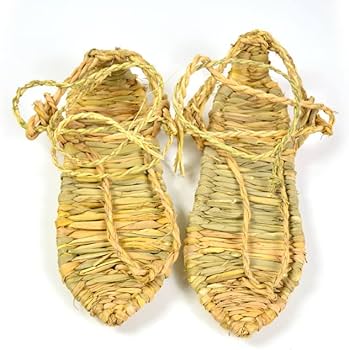 Amazon.co.jp: わらじ 草鞋 わらじ 靴 ぞうり コスプレ 藁草履 和風