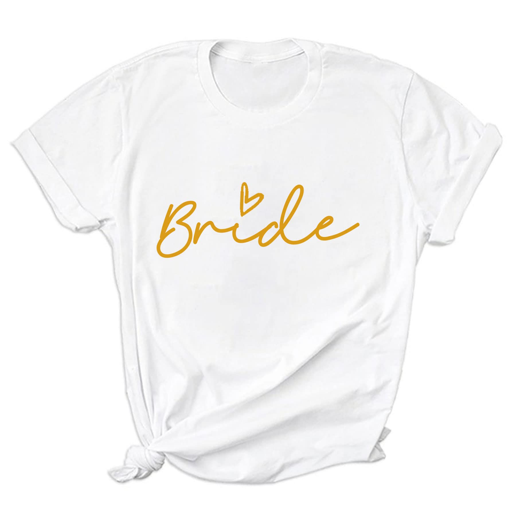 RuDilyBride T-Shirt Bride Team Shirt Bachelorette Party Shirt Bridal Party Tops Bridesmaid Proposal Tees