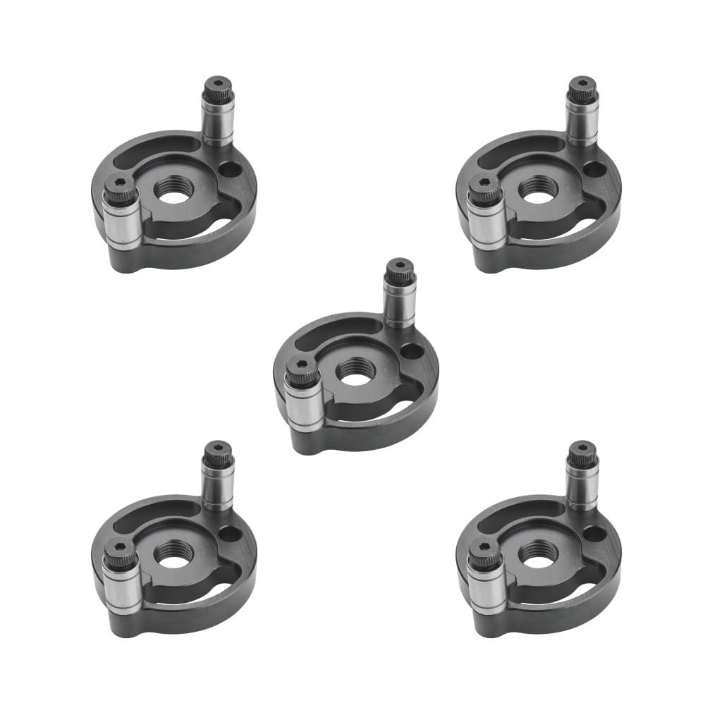Vertikaler selbstzentrierender Dübel, 6/8/10 mm, für Handwerk, Holzbearbeitung, Tischler, Schwarz, 5 Stück