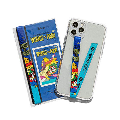 スマホケース ハンドストラップ フィンガーストラップ 落下防止 ワイヤレス充電対応 phonestrap ディズニー