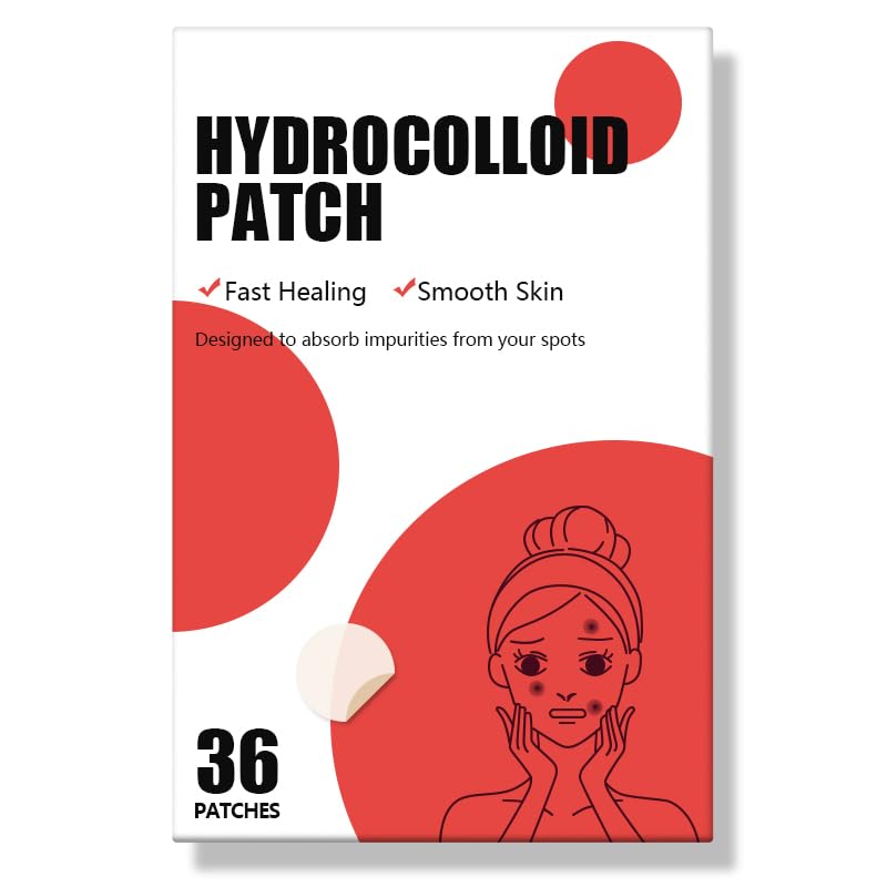 Pimple Patch for Face Daytime Invisible Overnight Hydrocolloid Acne Patches for Shrinking Zits Blemishes Whiteheads 3 Pieces
