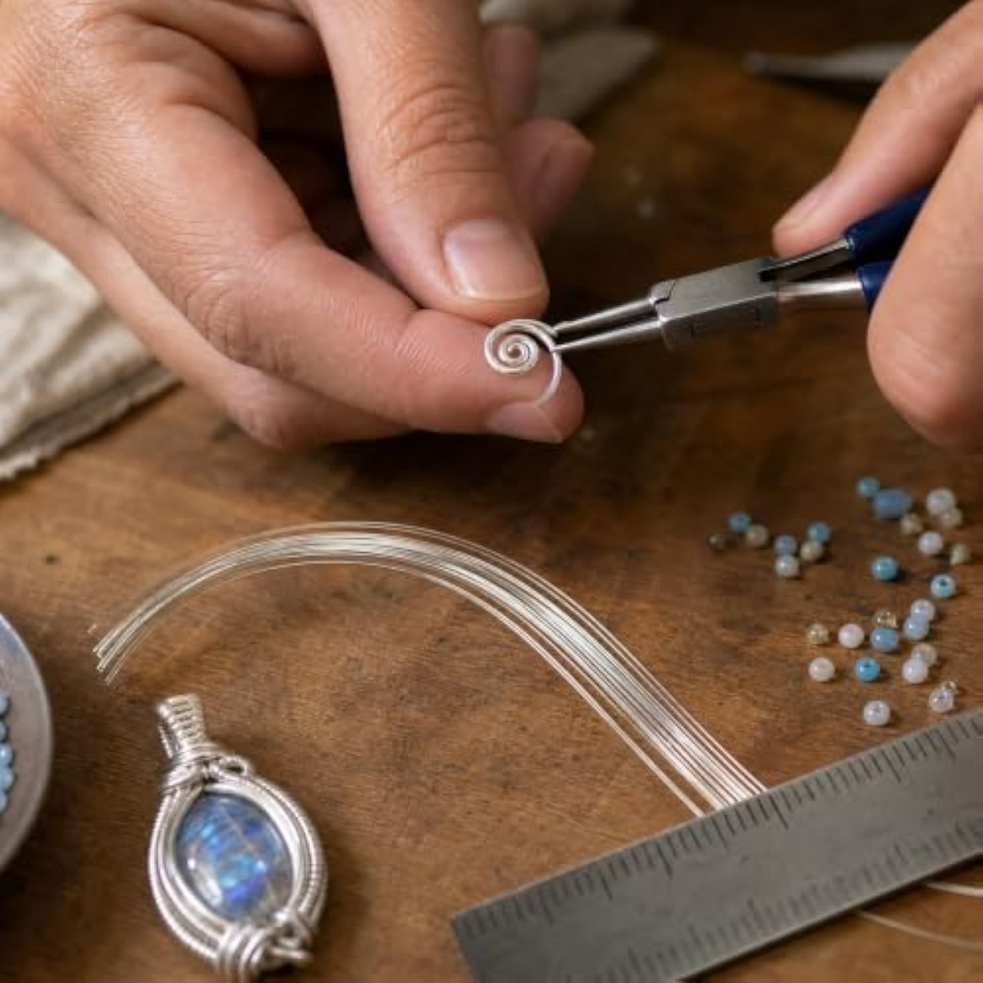 S925 Sterling Silver Wire for DIY Jewellery Making, Beading, Wrapping