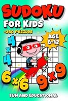 Sudoku Puzzles for Kids: For Kids & Toddlers Ages 6-12 B0CJSG2XHW Book Cover