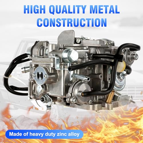 Partol 22R Carburetor for Toyota Pickup Carburetor 1981-1987 TOY-505 TOY-507 2.4L Carburetor Carb, Automatic Choke (35290/2.4L 2366cc/C4036)