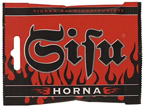 20 bolsas x 40 g de hoja Sisu Horna – Original – Finlandés – Regaliz Salmiak – Pastillas, Pastillas, Pastillas, Gotas – Dragees – Caramelos – Dulces