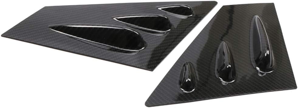 ITrims for Subaru WRX STi 2015 2016 2017 2018 2019 2020 2021 Car Accessories Rear Car Side Window Louvers Vent Cover Trim Decorative 2PCS (Carbon Fiber)