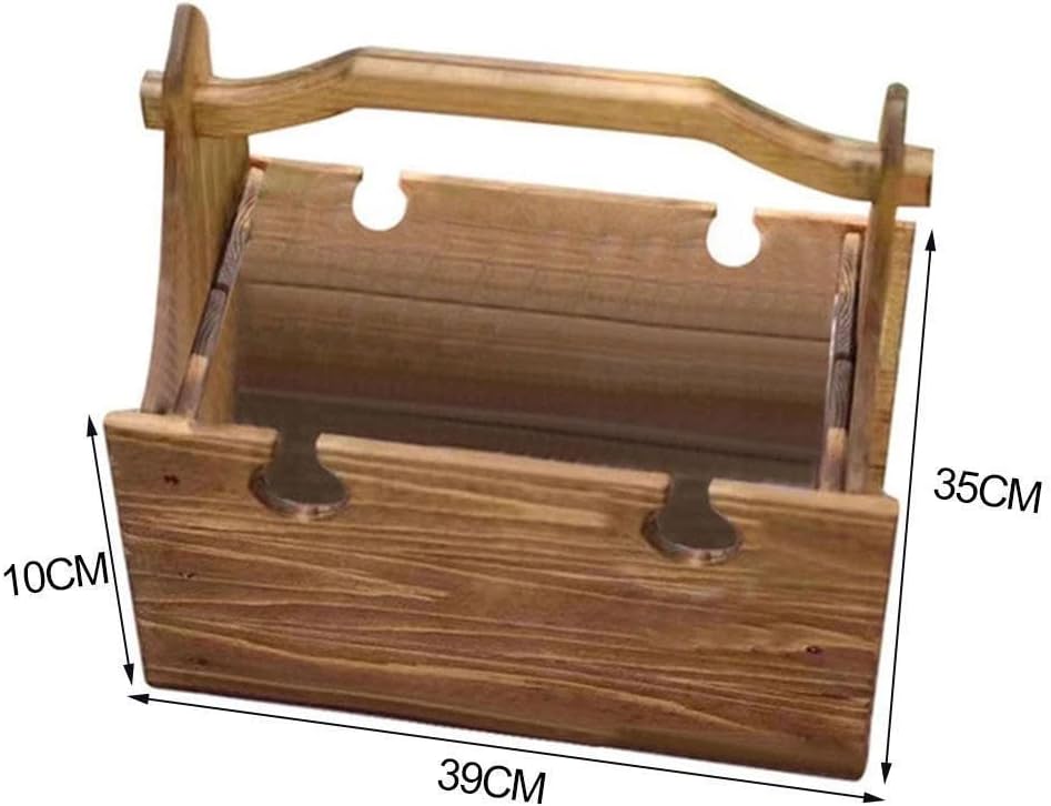 Folding Table Portable Outdoor Beach Camping Storage Tea Wine Glass Garden Picnic Basket Furniture Desk Holder (D 1)