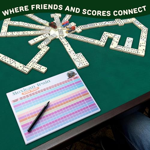 KAIU 3 Pads 150 Sheets Mexican Train Score Pads miniatura 6