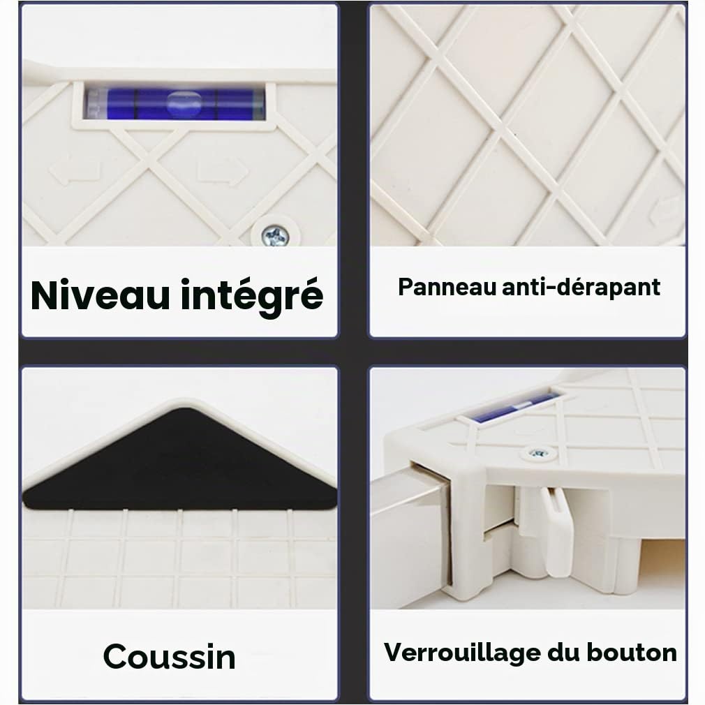 Socle réglable de 38 à 41 cm pour réfrigérateur, congélateur et lave-vaisselle – Robuste, résistant à la corrosion, capacité de charge jusqu'à 200 kg (47-70 cm)
