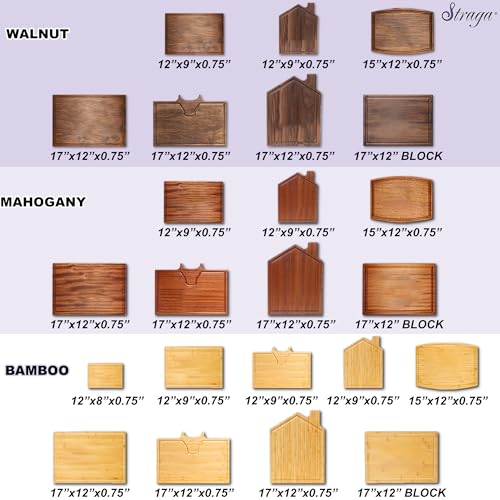 Tablas Personalizadas de Madera para Cortar Straga miniatura 6
