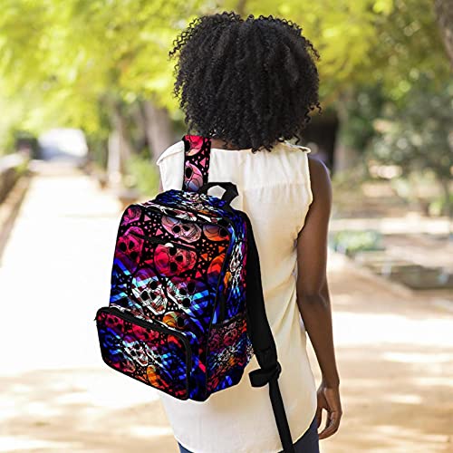 Sac à dos ordinateur portable avec motif cactus géométrique pour le travail - 6