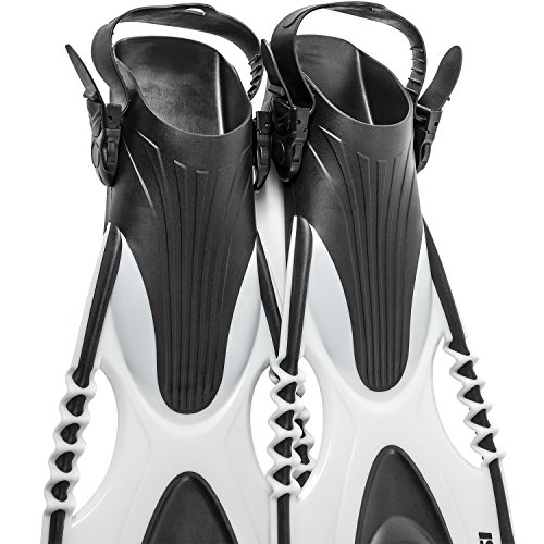 Ist Cf30 Speedy Open Heel Snorkeling Fins (White, S/M) #TOP3