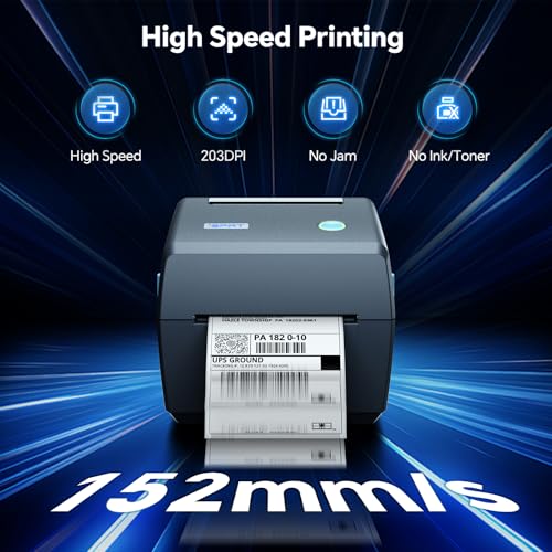 iDPRT iD880 Industrial Thermal Printer Supports 1.18"-4.09" Wide Labels by iDPRT - Image 4