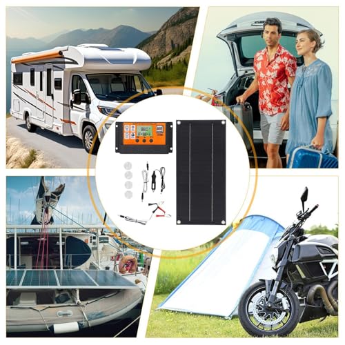 Kit de panneaux solaires portables 600W pour camping et hangar