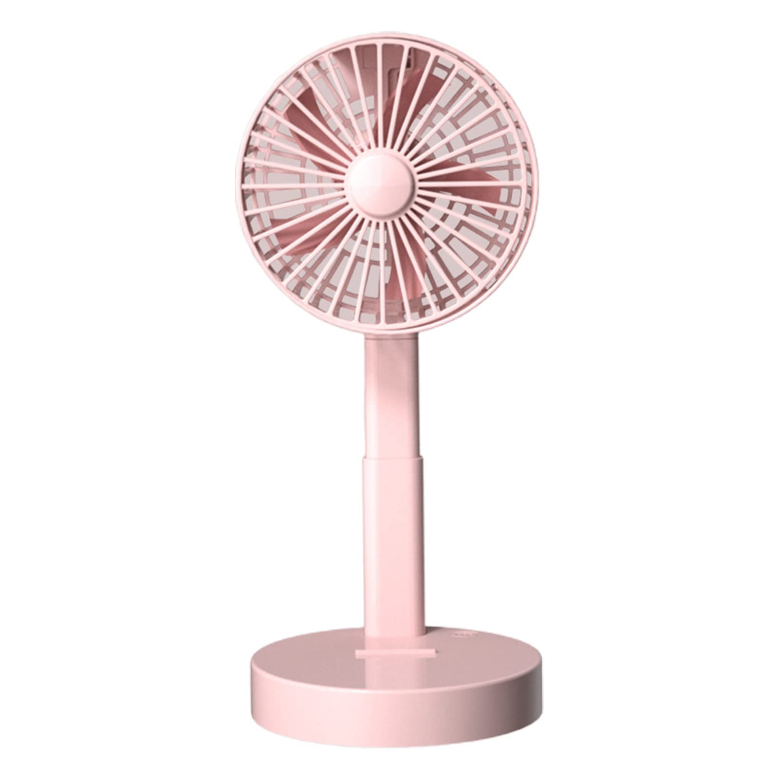 Elnwnnkc Desktop Cooling Fan USB Rechargeable Desk Fan 3 Speed Foldable Telescopic Low Ventilation Usb Desk Powerful