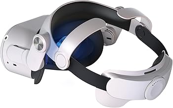 Head Strap Compatible with Oculus Quest 2, Upgraded Comfort Elite Head Strap Replacement, Enhanced Support in VR, Lightweight & Adjustable Strap Accessories for Oculus/Meta Quest 2,White
