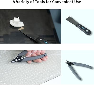 Creality 3D Printer Tool Kit Pro 74 Pieces Assembly/Removal/Filament Cutting Toolkit for Cleaning Finishing Printing, Suitable for Creality and All FDM Printers