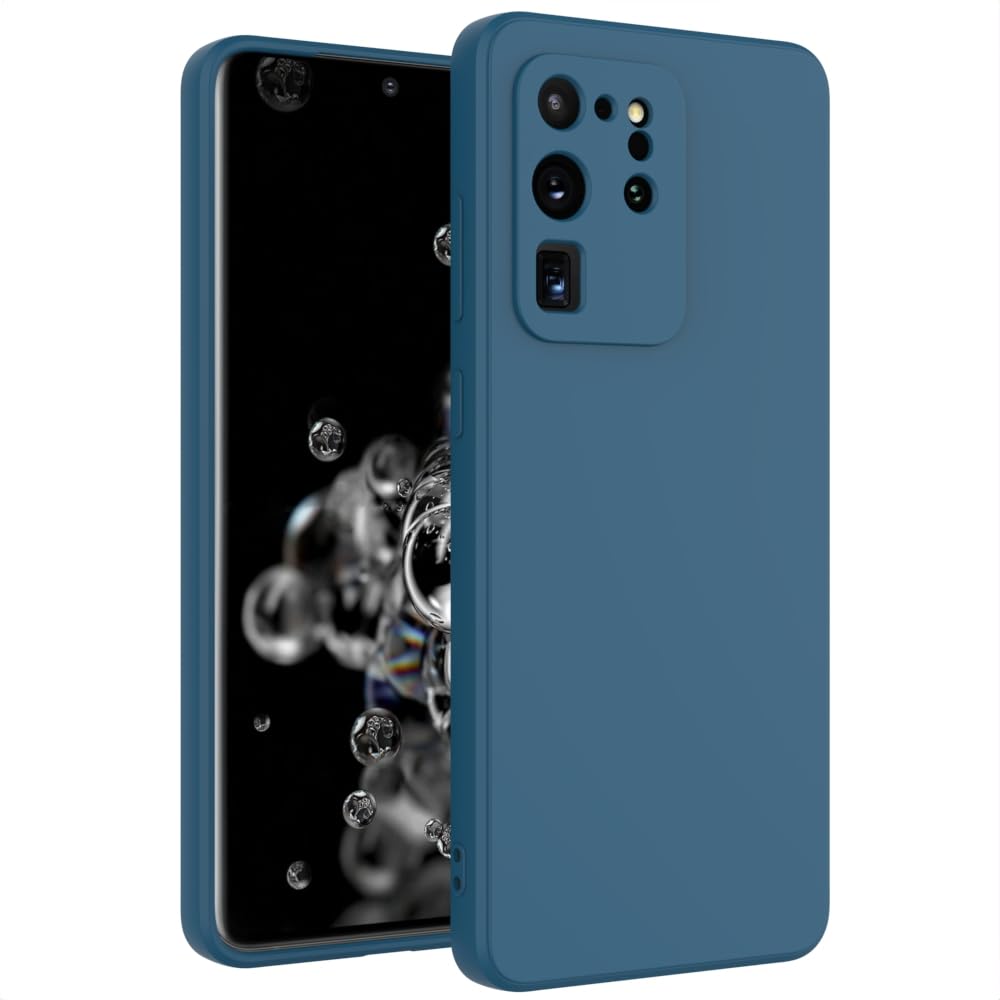 for Samsung Galaxy S20 Ultra Case Dark Blue, Scratch Resistant with Soft Touch, Slim Thin Phone Cover for Samsung Galaxy S20 Ultra