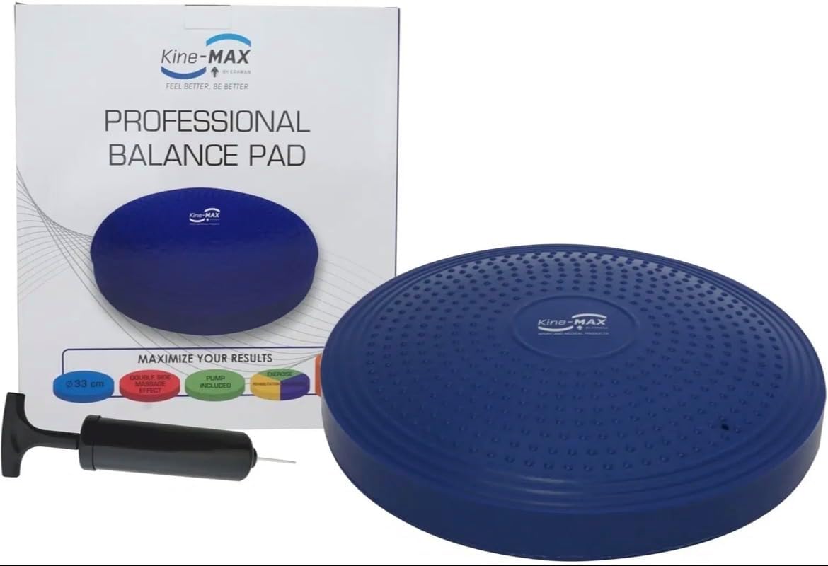 Professional Balance Pad, Blue, with Pump Included