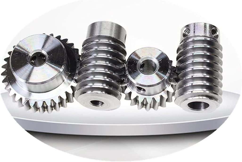 Ritzelmotor, 0,5 M Schneckengetriebe, 1:20/30/40/50 Geschwindigkeitsverhältnis, 40 Cr Präzisionsschnecke 4/5/6 Mm(0.5m 60t 6mm)