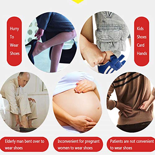 image for Ginkgo Shoe Horn 19.7 inch Long Handled Shoehorn, Premium ABS Sturdy M