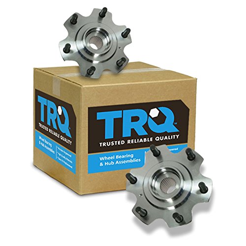 Image of TRQ 2 Piece Front Wheel Bearing & Hub Assembly Set Compatible with 2001-2006 Mitsubishi Montero