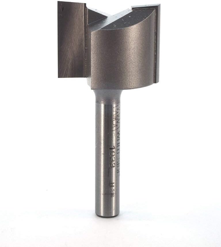 Whiteside Router Bits 1033 Straight Bit with 1-Inch Cutting Diameter and 3/4-Inch Cutting Length