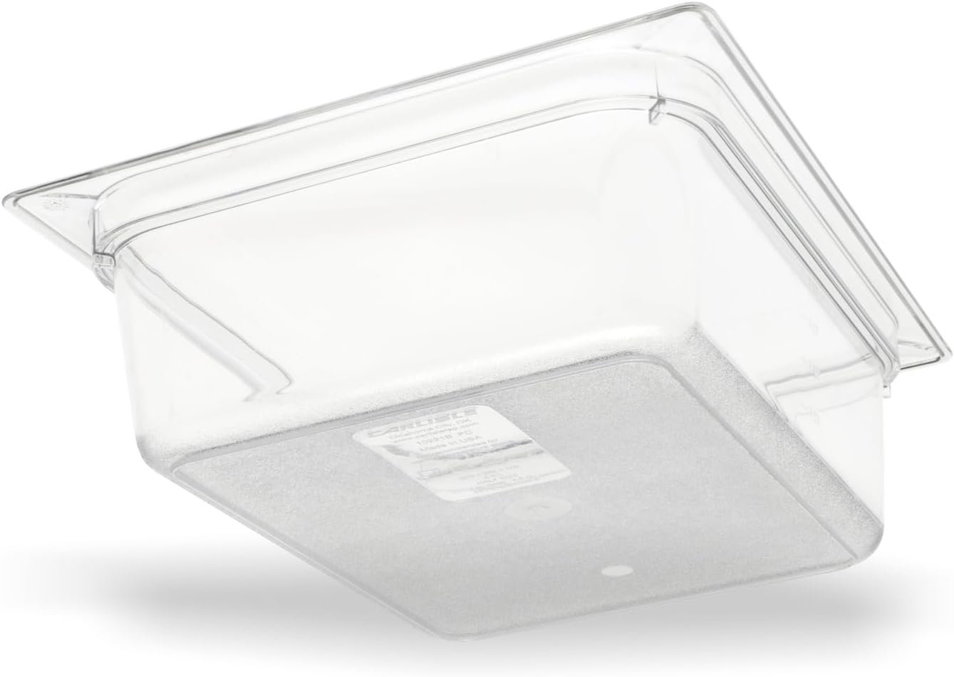 Carlisle FoodService Products Storplus 1/2-Size Food Pan for Catering, Buffets, and Restaurants, Polycarbonate, 4 Inches Deep, Clear - Image 2