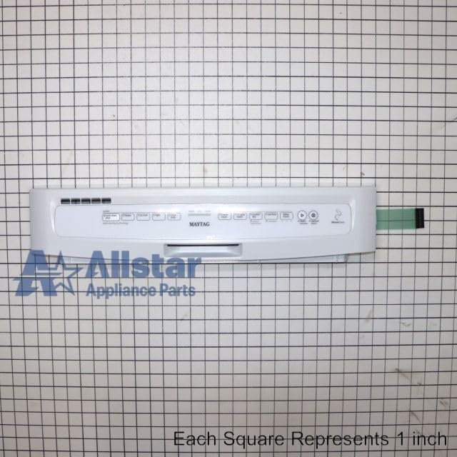 W10811149 Dishwasher Touchpad and Panel (White)