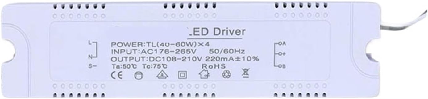 1PCS LED Driver (20-40W) X4 (40-60W) X4 Lighting Transformer,(40-60Wx4 DC108-210V)