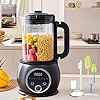 10 in 1 Nut Milk Maker Hot Blender,51oz Homemade Soy, Almond,Oat,Plant Based,Baby Food Maker 20 Blades,Automatic Soybean Machine with 24H Delay Start/Keep Warm8H/Boil Water&Auto Clean