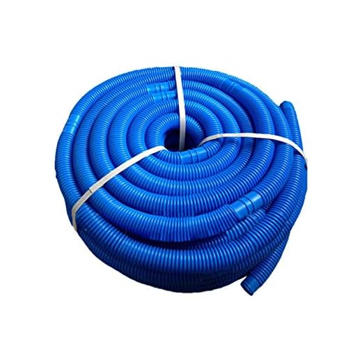 Lingge Poolslang Φ38 mm – 6 m – hög kvalitet vattenslang för pool och pool, UV- och klorvattenbeständig Sweetie