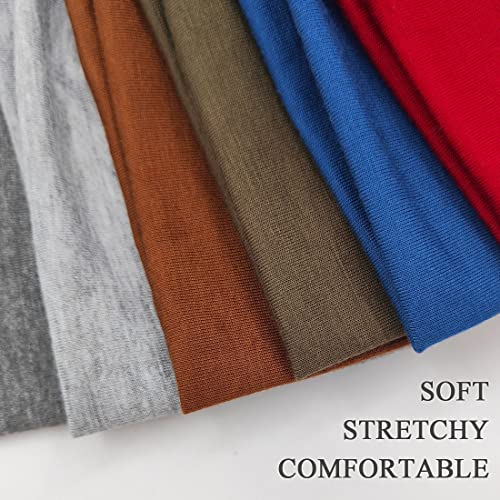 Yonuf Wide Headbands For Women Extra Large Headband Twisted Knot Head Bands For Women's Hair Band Turban Accessories 6 Pack #TOP5