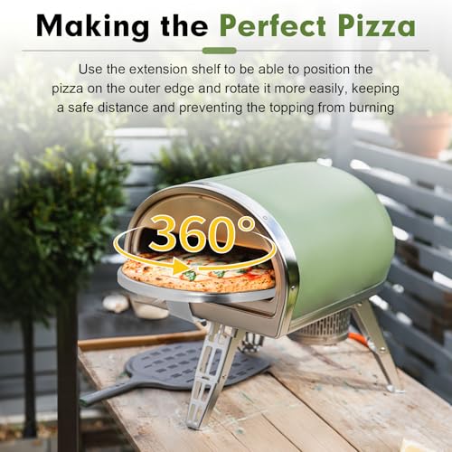 Image of Oven Shelf Compatible with Gozney roccbox Pizza Oven，Provides Space for Easy Removal, Insertion and Rotation of Pizzas and is Made of 304 Stainless Steel with Ventilation Holes