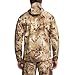 SITKA Alpha Fleece Hooded Waterproof Hunting Mens Camo Jacket, Optifade Waterfowl Marsh, Large