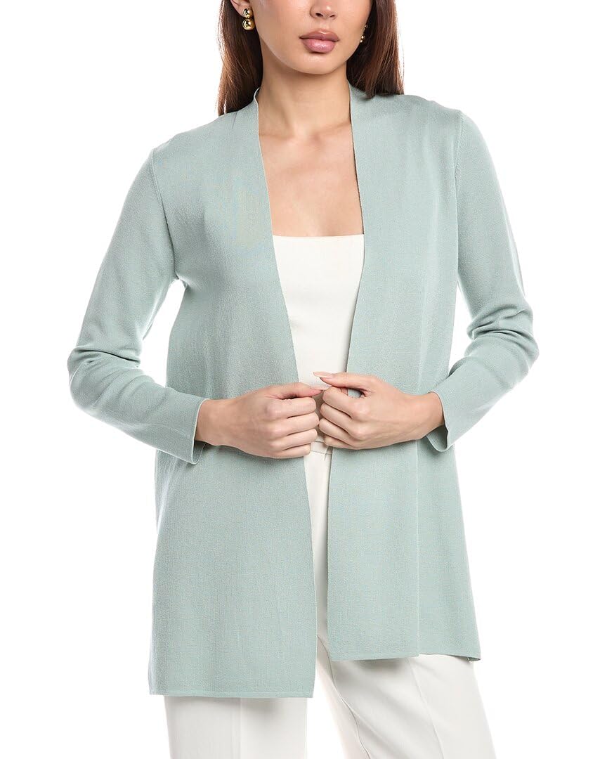 Anne Klein Womens Nappa Kissing Front Cardigan