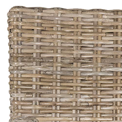 Home Collection Silla de comedor de mimbre natural Armando 4