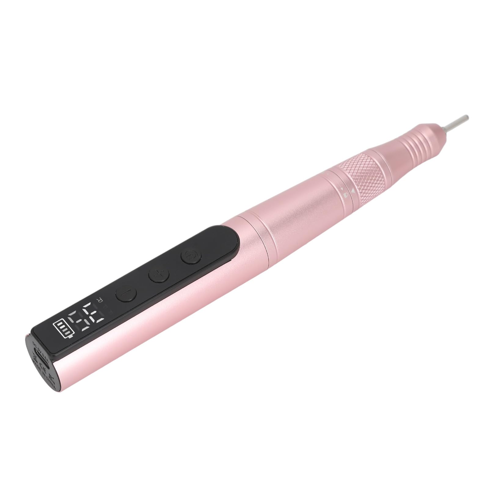 35000 U/min Wiederaufladbarer Elektrischer Nagelschleifstift-Nagelpolierer (Rosa)