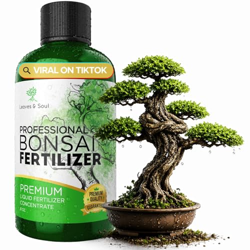 Professional Bonsai Fertilizer Liquid 3-1-2 Concentrate 8 oz, Premium Liquid Bonsai Fertilizer for...