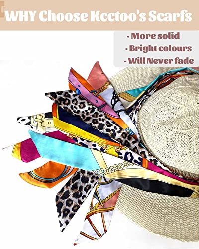 Kcctoo Purple Blue Scarf Bags For Women Handbag Scarfs Band Hair Neck Scarves Fashion Gifts #TOP1