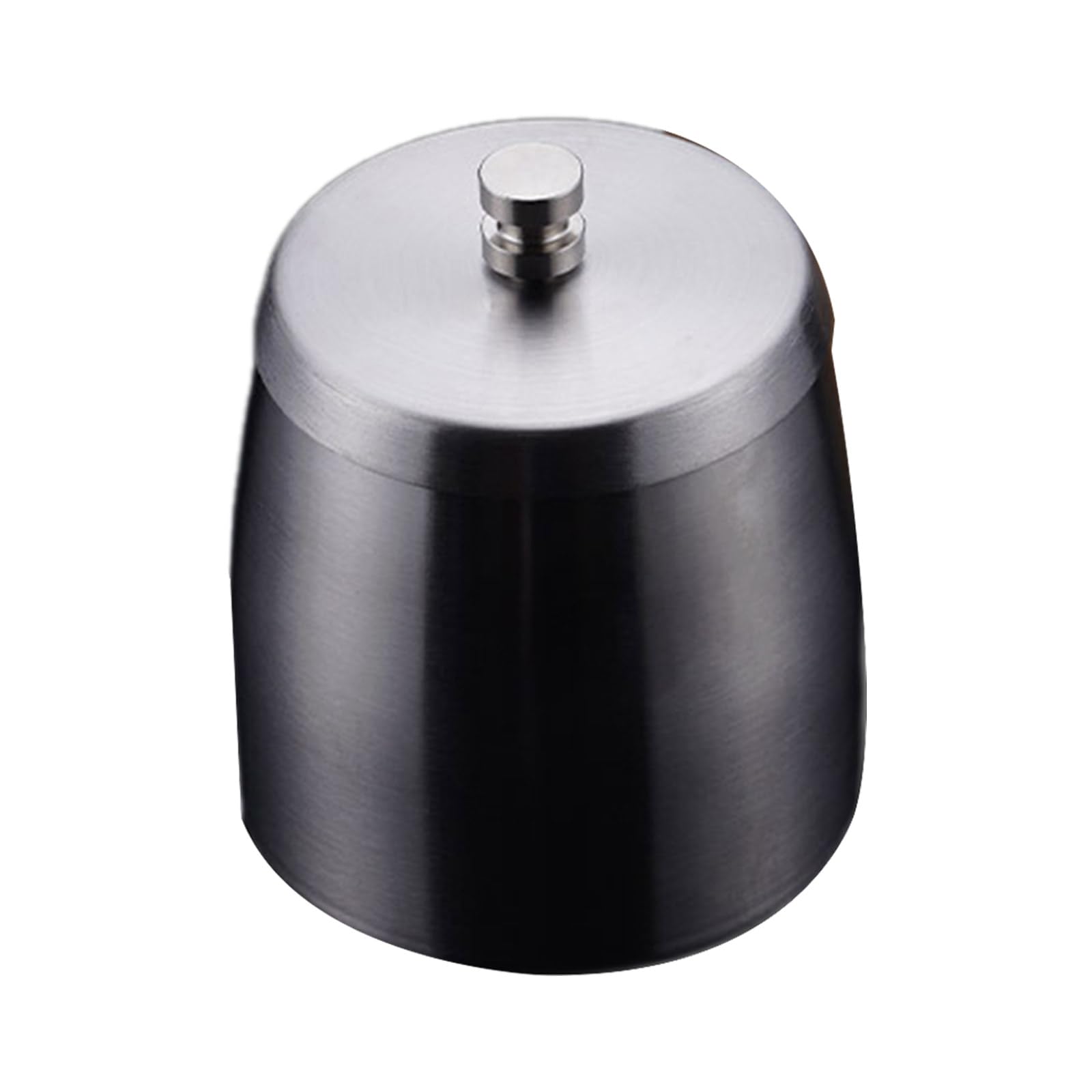WEILWH Stainless Steel Cigarettes Ashtray, with Windproof Lid Easy Clean for Indoor and Outdoor Use Ashes Holder Coffee Table Ashtray
