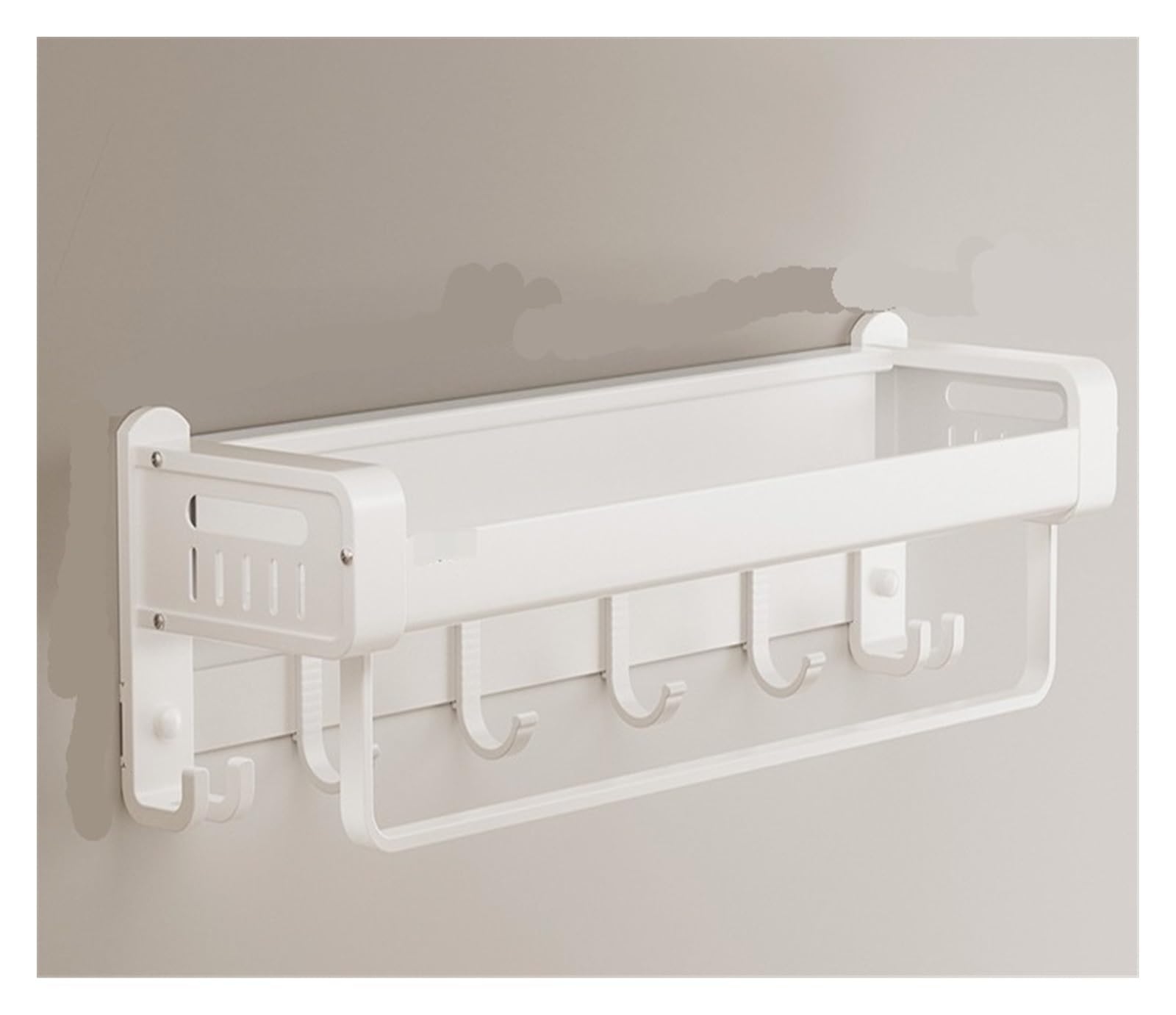 Badezimmer Regal Eckduschablage Dusch-Caddy, Dusch-Organizer Mit Haken, Duschregal Für Badezimmer-Aufbewahrung Dusche(57 * 13.4 * 14.8cm)