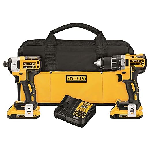 DEWALT 20V MAX XR Cordless Drill Combo Kit, Brushless, 2-Tool (DCK283D2)