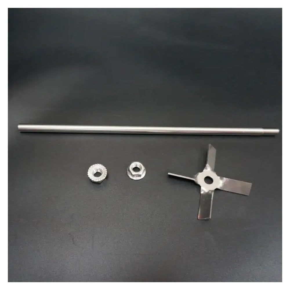 Sprzęt do przyrządów laboratoryjnych 1 zestaw 40 mm-120 mm 45° stal nierdzewna trzy liście wiosło mieszające do wyposażenia laboratoryjnego (100 x 8 x 400 mm)