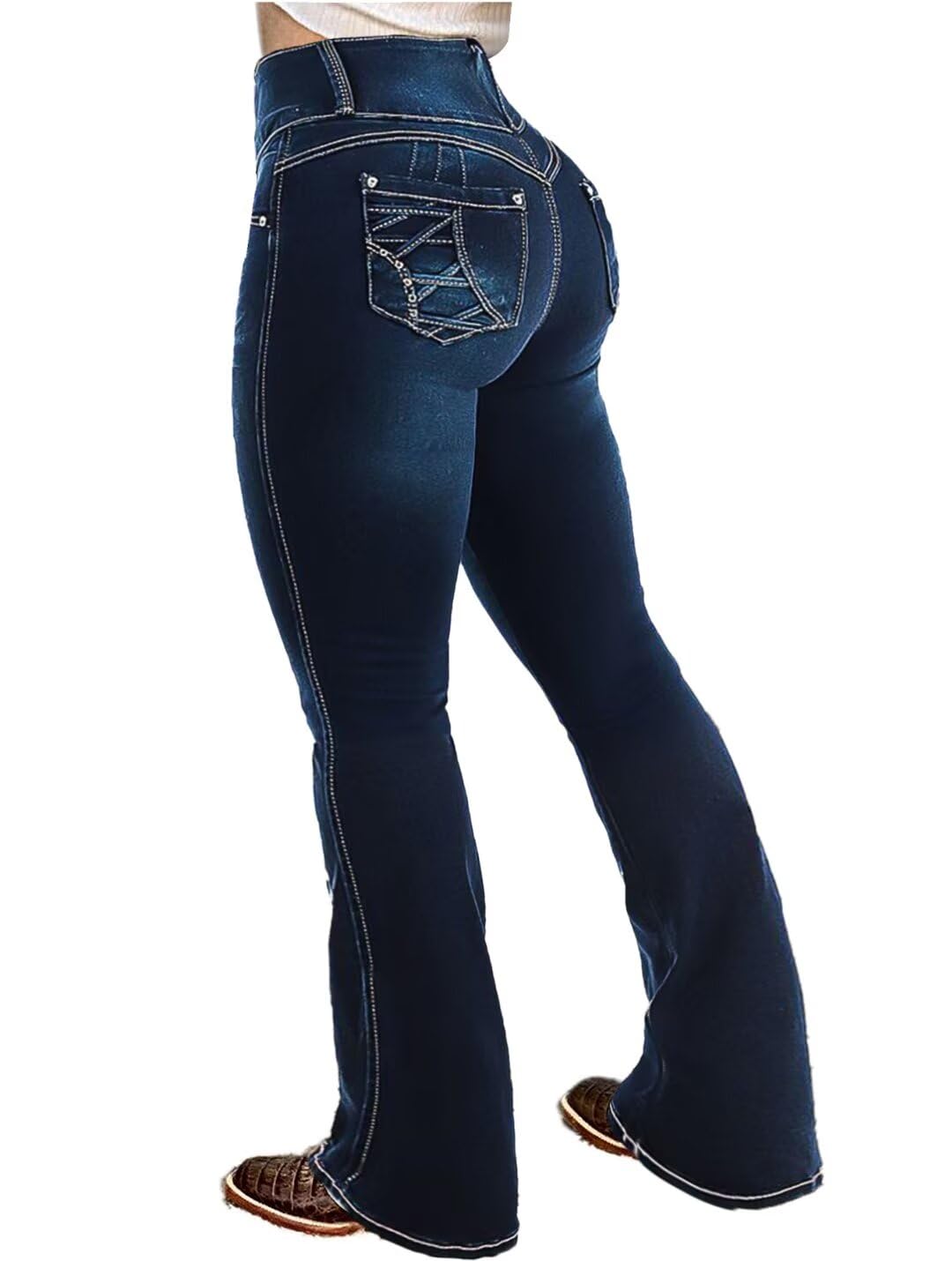 Flamingals Butt-Lifting Bootcut Flare Jeans