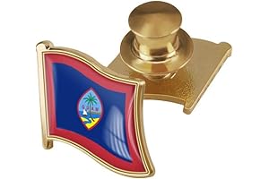 Guam Jewelry Country Flag Backs Locking Pin