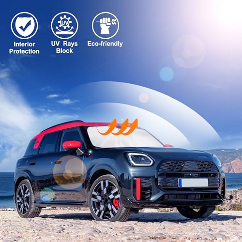 Image of Windshield Sun Shade for 2017-2026 Mini Countryman Cooper F60
