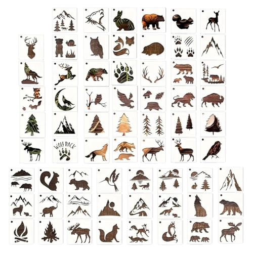 Plantillas reutilizables para manualidades de albumes de recortes y arte creativo 2