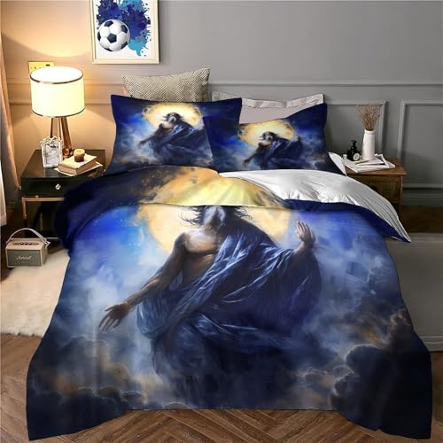 Housse de Couette Chat 220x240 Parure de Lit 3D Microfine King Size - 6