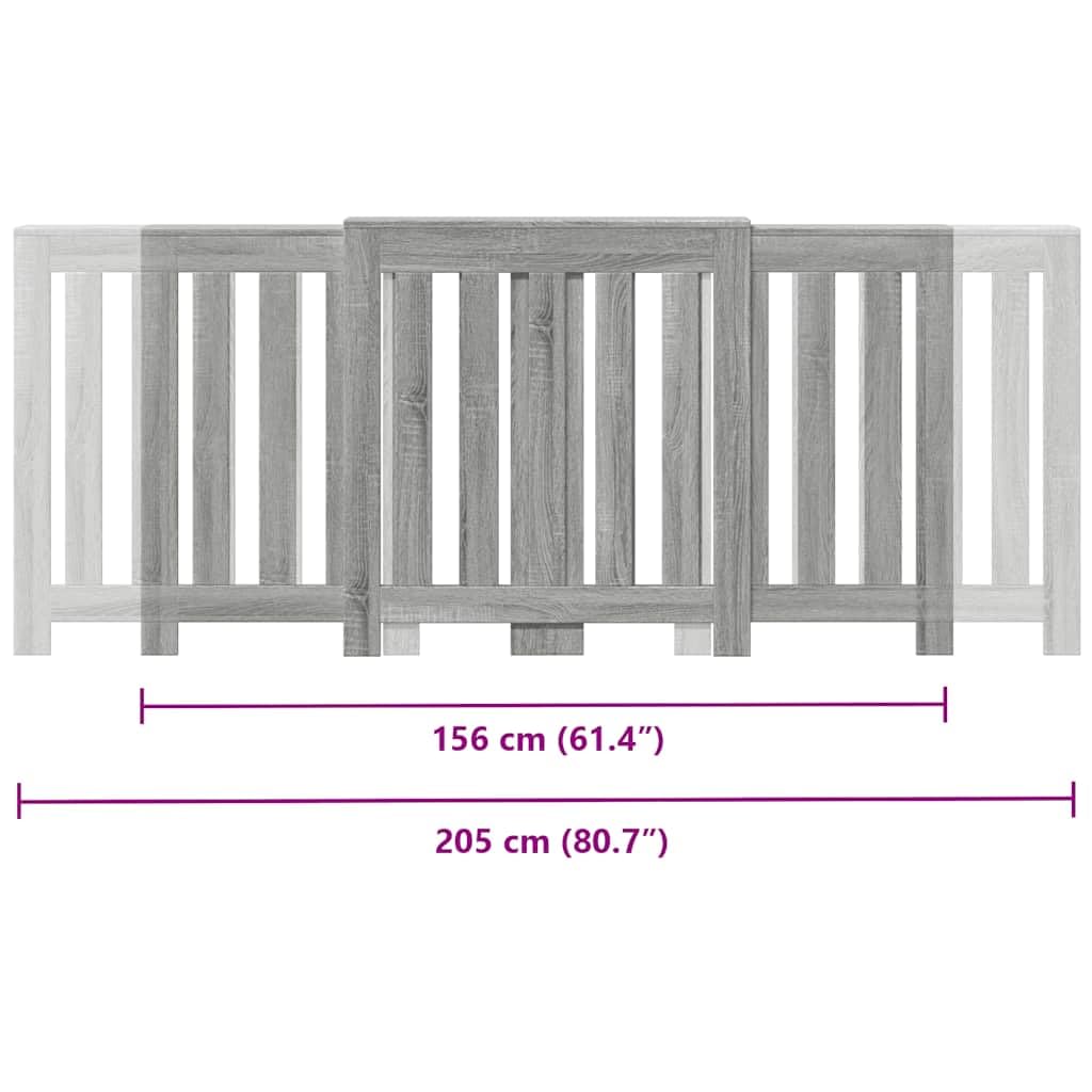 Revestimiento para radiadores Sonoma, 205 x 21,5 x 83,5 cm, material de madera, diseño moderno, duradero, resistente a la humedad, práctico estante para salón